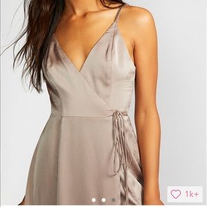 Fame and partners bond maxi dress in tan